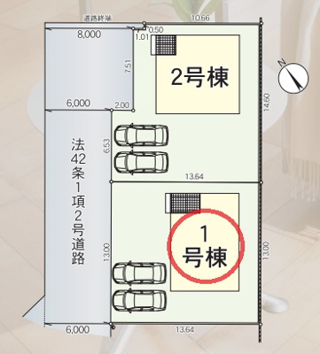 【区画図】 | クレイドルガーデン東近江市清水鼻町第１ | 区画図