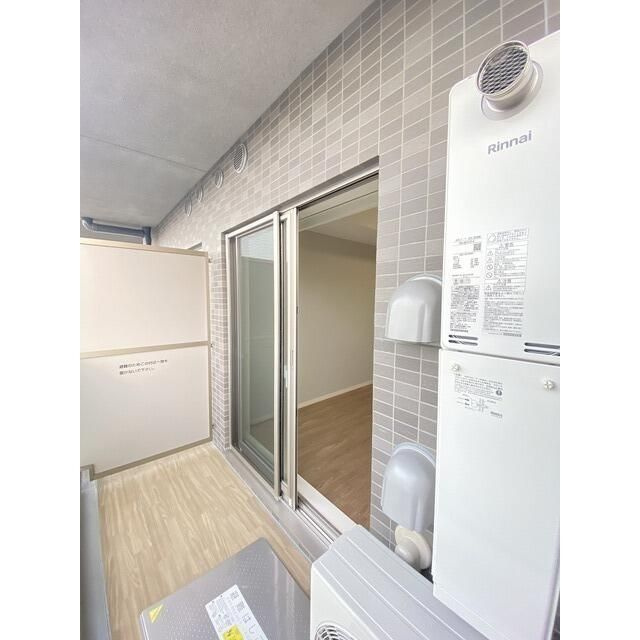 アルファコート下赤塚のバルコニー