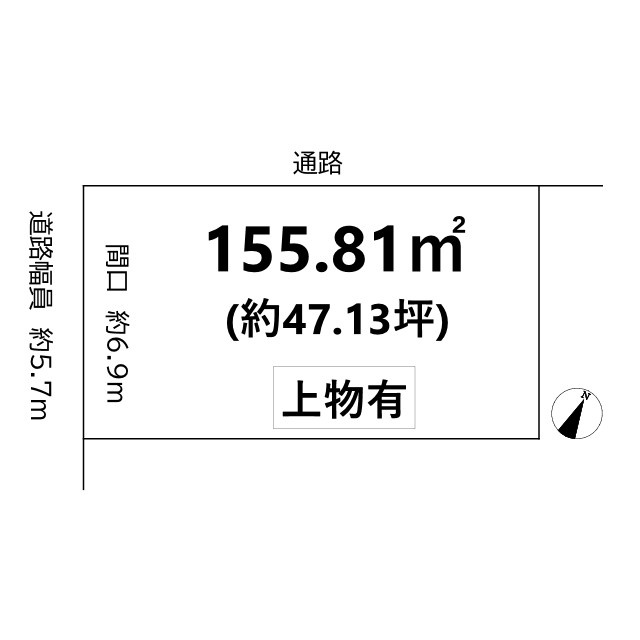 西賀茂榿ノ木町 土地の土地図