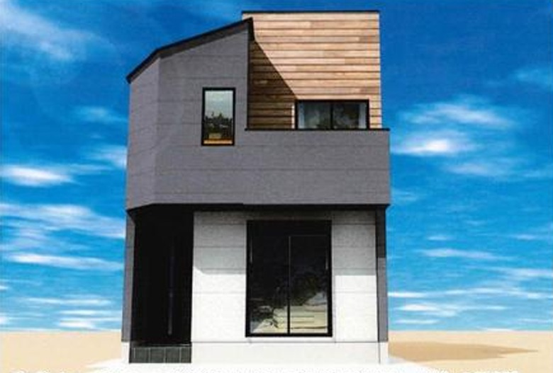 三ツ沢下町　16号棟の外観パース|外観パースです