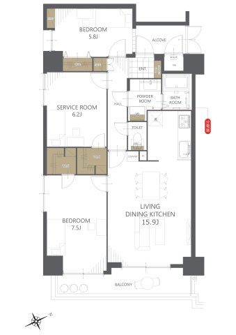藤和舟入中町ハイタウンの画像