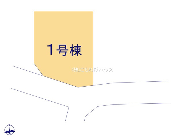 上尾市瓦葺　11期　新築一戸建て　ブルーミングガーデン　01の区画図|1号棟