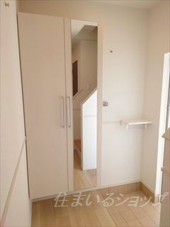 広島市安佐北区可部南１丁目の一戸建ての玄関