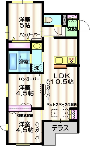 グラン　シェルの間取り