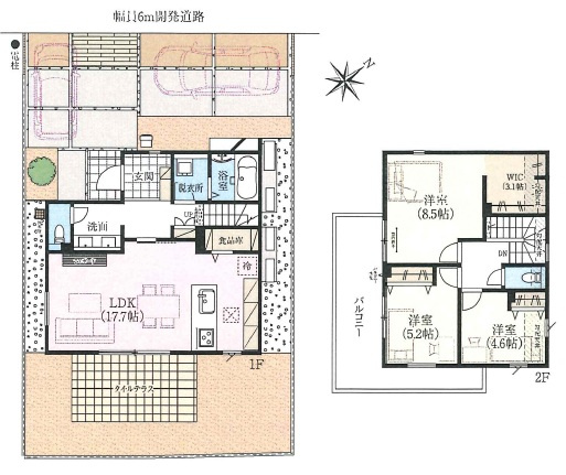成田市寺台の間取り