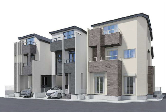 板橋区小豆沢4丁目　緑豊かなライフエリア　角地含む全3棟の画像