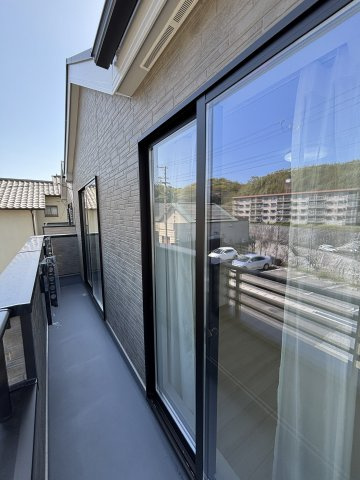 神戸市垂水区桃山台6丁目のバルコニー