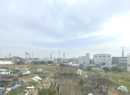 泉大津市綾井戸建の展望|バルコニーからの眺め