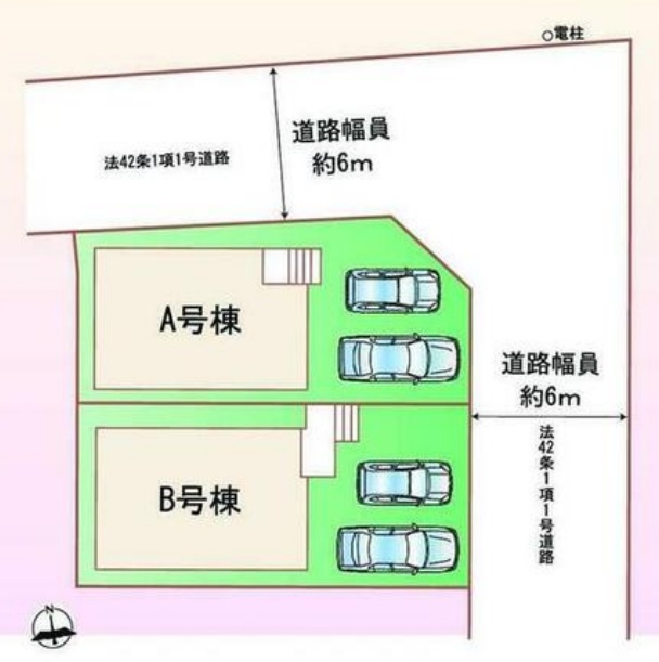 神戸市垂水区桃山台6丁目の区画図