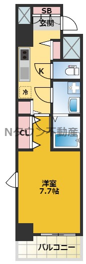【間取り】 | S-RESIDENCE葵Ⅱ | 間取りです。
