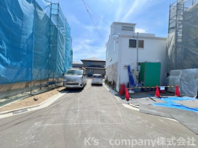 藤沢市鵠沼海岸3丁目　新築戸建の前面道路含む現地写真|2026.5.11撮影◇