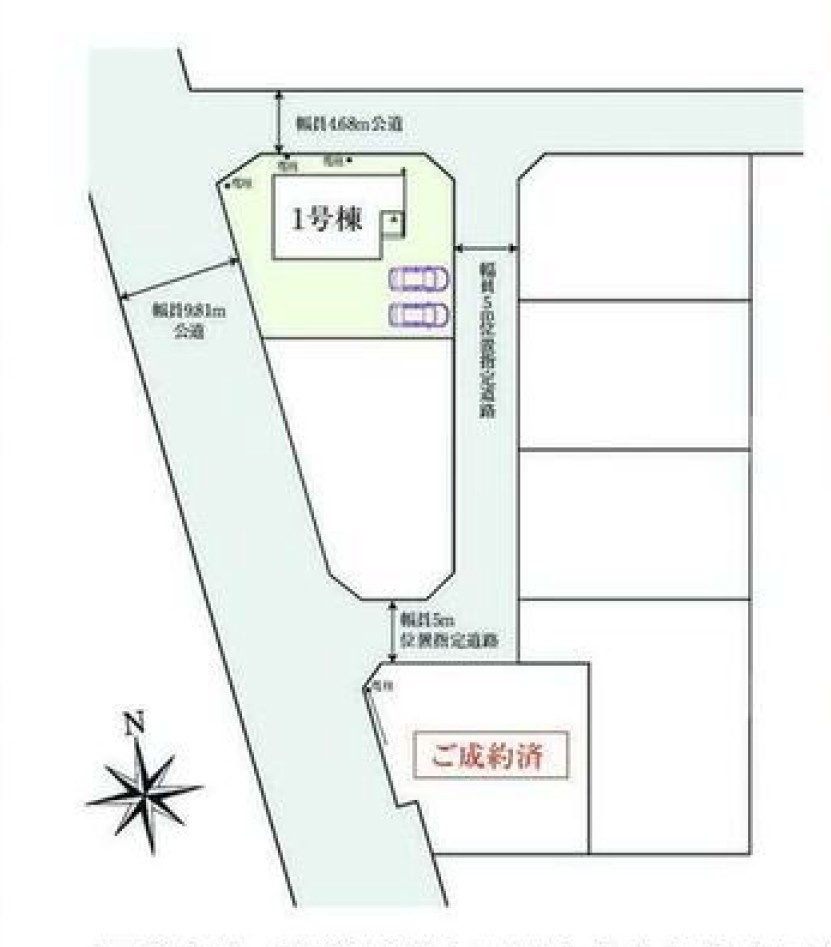 【中古戸建】北群馬郡吉岡町大字大久保の区画図|■区画図
