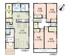 千葉市稲毛区宮野木町　新築分譲住宅A号棟