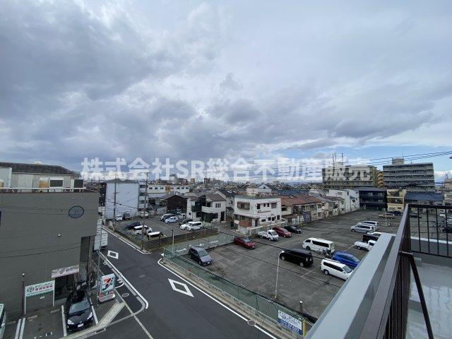近江堂2丁目店舗付き中古テラスハウスの展望|閑静な住宅街です。