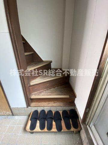 近江堂2丁目店舗付き中古テラスハウスの玄関|毎日通る玄関はこちらです