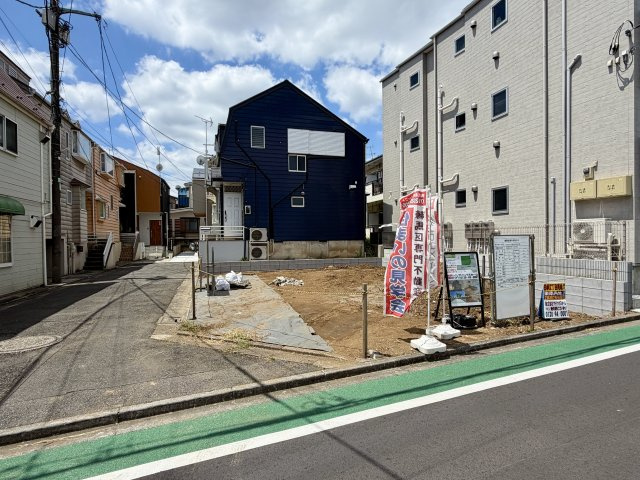 練馬区田柄2丁目　東南角地×建築条件なし　全1区画の外観