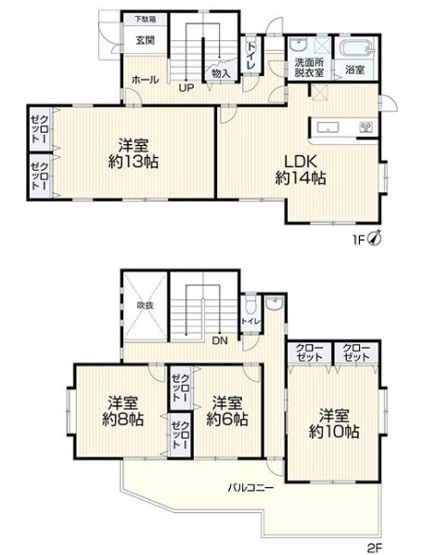 【間取り】 | 明石市魚住町錦が丘1丁目　中古戸建 | 4LDKです。