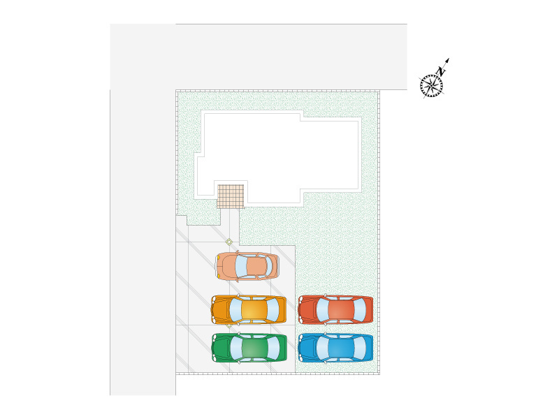 栃木市祝町　新築戸建2-1の区画図