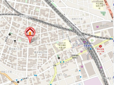 【地図】 | ビエラコート武蔵浦和