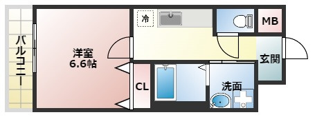 【間取り】 | グランディール阪南町Ⅲ番館