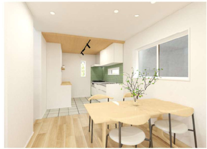 戸塚区上倉田町 新築戸建 4480万円の居間・リビング