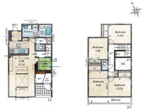 千葉市稲毛区園生町　新築分譲住宅２号棟の画像