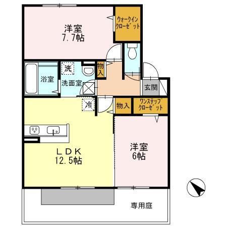 フォレスタ小津の間取り