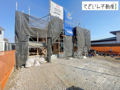 【外観】 | blooming garden行田市谷郷　【平屋】新築住宅 | 現地(2026年3月撮影)