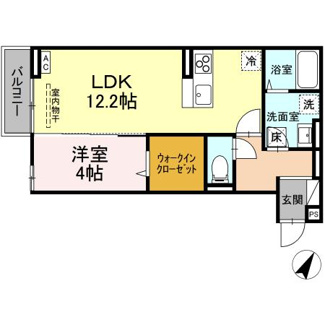 【間取り】 | ツィール | 1LDK