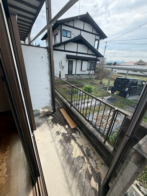 忠見コーポⅡのバルコニー