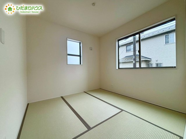 野田市中里3期　新築戸建　1号棟の和室|すぐ横になれる和室は、みんなの憩いの場(*^-^*)					
