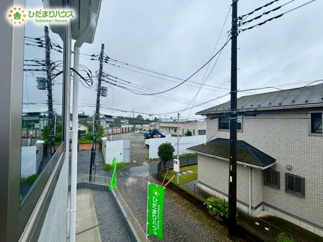 野田市中里3期　新築戸建　1号棟の展望|日当たり良好(^^)/			
