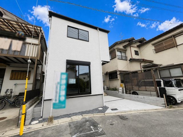 淀生津町の前面道路含む現地写真