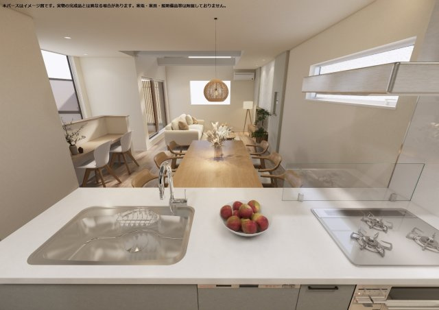 KUGENUMA COAST RESIDENCE — 鵠沼松が岡の邸のキッチン