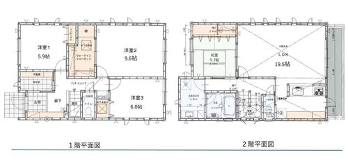 【間取り】 | 藤沢市湘南台5丁目　中古戸建