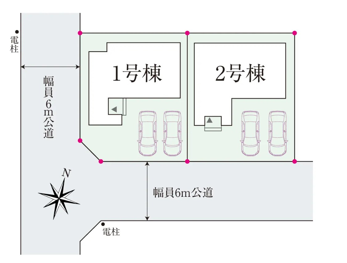 【新築戸建】伊勢崎市連取町の区画図|■区画図