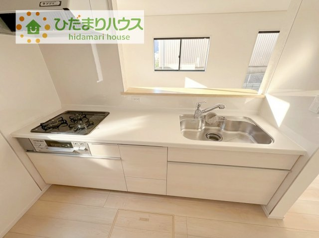 【キッチン】 | 常総市水海道天満町第3　新築戸建　2号棟 | ご家族を身近に感じられる対面キッチン☆