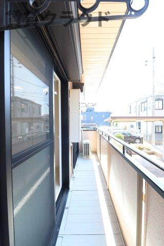 サンボナール　Ｊのバルコニー|バルコニー付きです