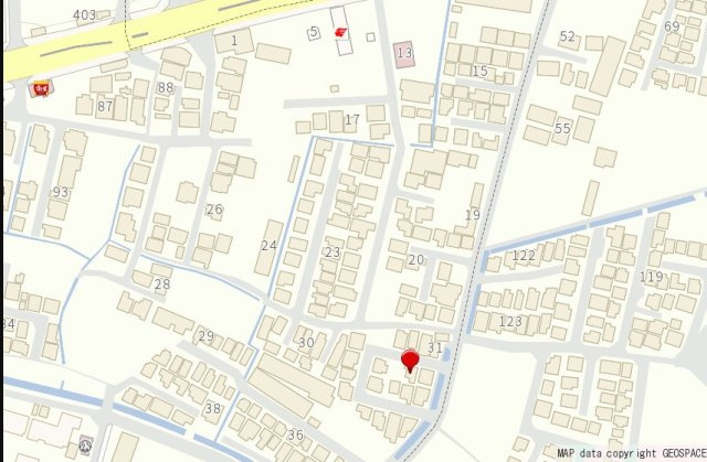中古戸建　和歌山市大谷の地図