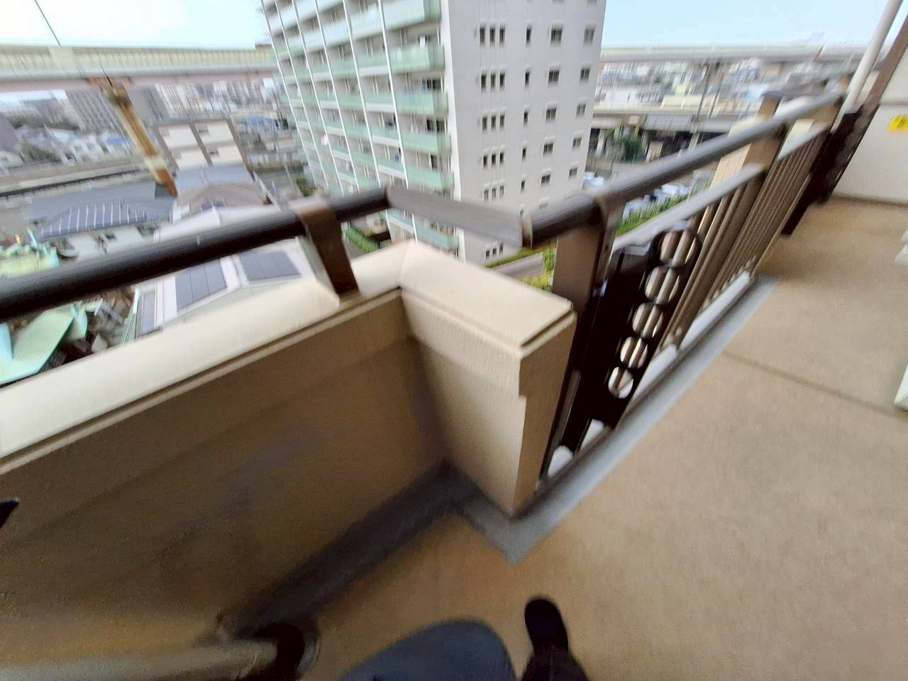 綾瀬プルミエのバルコニー