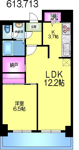 綾瀬プルミエの間取り