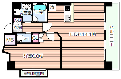【間取り】 | アルグラッド鷺洲