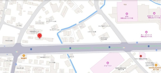 中古戸建　和歌山市平井の地図