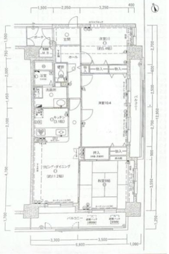 岩出市西国分　サンライズマンション岩出10の間取り