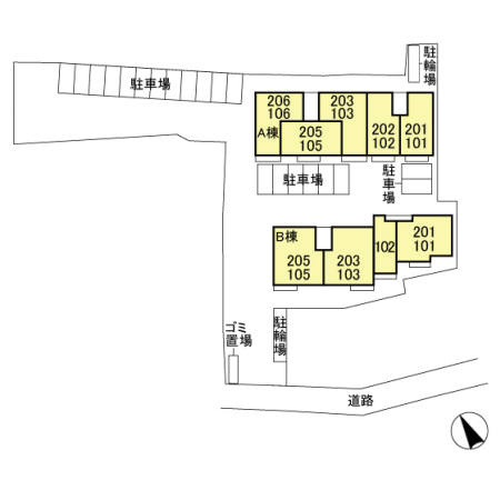 クレストフォーチュン Bの地図