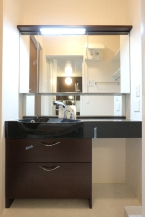 クレストフォーチュン Bの独立洗面台|洗髪洗面化粧台