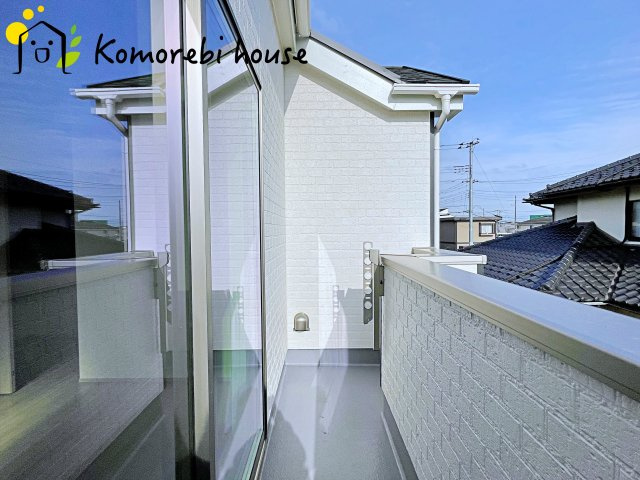 桶川坂田東　第2期　新築一戸建て　ハートフルタウン　Bのバルコニー|26.3.6撮影済み