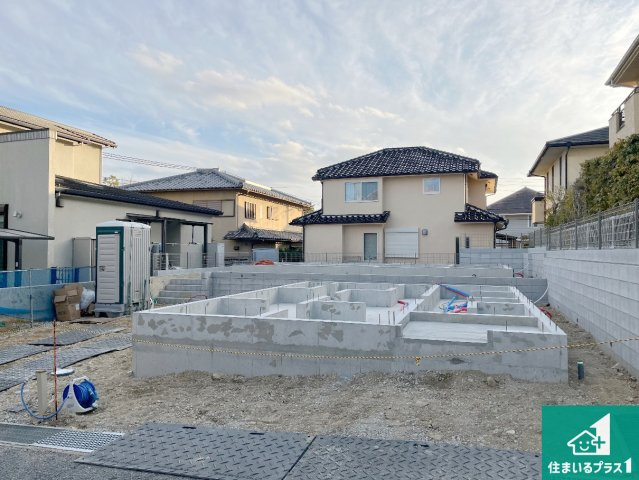 神戸市西区樫野台　新築一戸建ての外観|現在建築中！落ち着いた街並みで新生活を始めることが出来そう！周辺の物件も併せてご紹介させて頂きます！