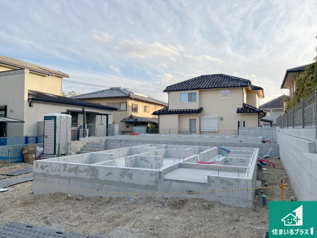 神戸市西区樫野台　新築一戸建ての外観|現在建築中！落ち着いた街並みで新生活を始めることが出来そう！周辺の物件も併せてご紹介させて頂きます！