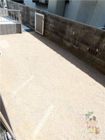 伊島町1丁目戸建貸家の庭